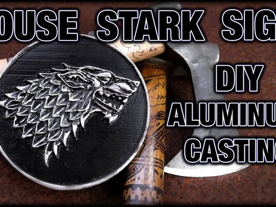 Game Of Thrones House Stark Sigil Aluminum Cast