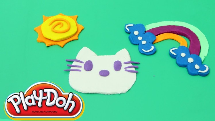 Hello Kitty made of Play Doh How to