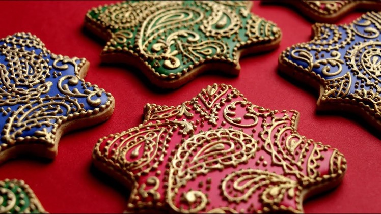 HENNA COOKIES! Collab with MAN ABOUT CAKE