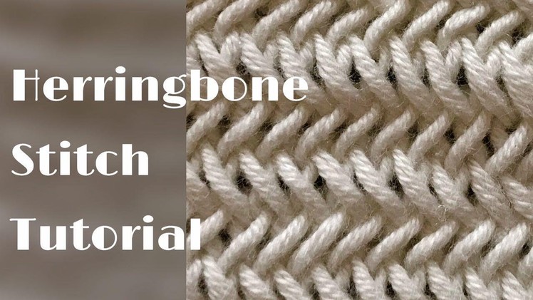 Herringbone stitch tutorial – stitch no.35