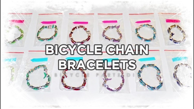 How I made a bracelet using old bicycle chain
