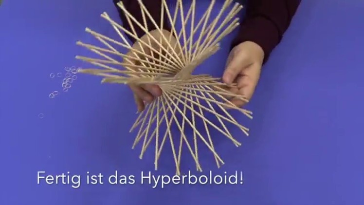How to build a flexible hyperboloid  –– MathLapse