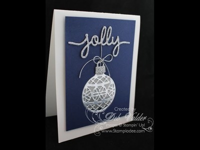 How to Create a Faux Laser Cut Card with Deb Valder