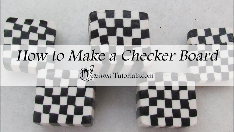 How to Make a CheckerBoard Cane