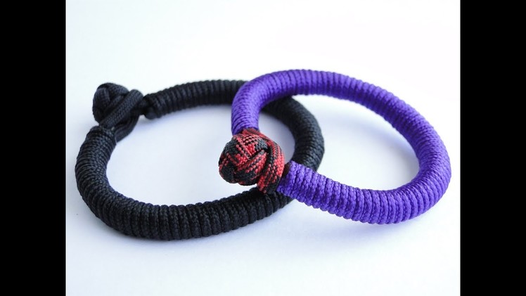 How to Make a „Common Whipping“ Knot Paracord Survival Bracelet- Diamond Knot and Loop Closure