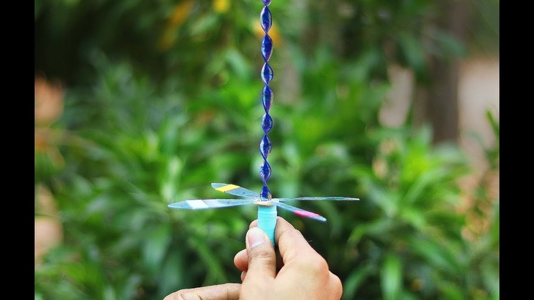 How to Make a Flying UFO Propller Toy Sky Spinner - With Plastic Ruler