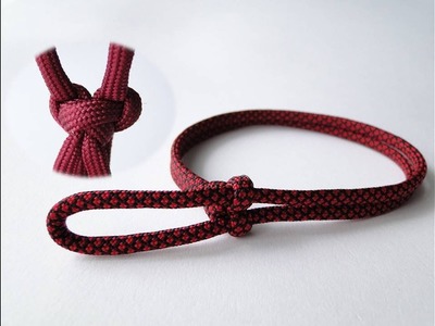 How to Make a "Heart-Shaped" Sliding Knot Paracord Friendship Bracelet- Closed Loop Mad Max Style
