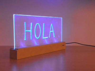 How to Make a light Sign at Home