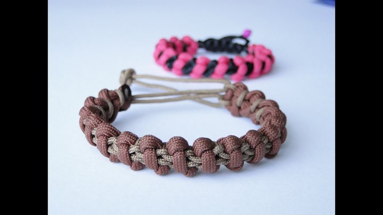 How to Make a Shamballa.Macrame Style Paracord Survival Bracelet-Mad Max Style Closure