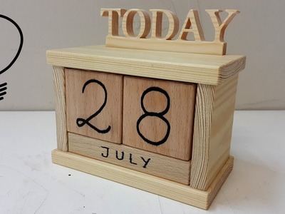 How to Make a Wooden Calendar