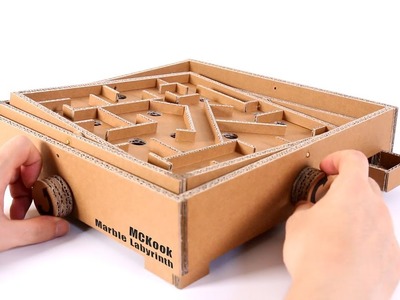 How to Make Marble Labyrinth Game | Amazing Cardboard Board Game