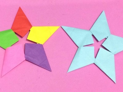 How to Make Origami Star with Color Paper | DIY Paper Stars Making