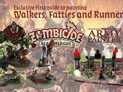 How to paint Zombies from Zombicide Black Plague