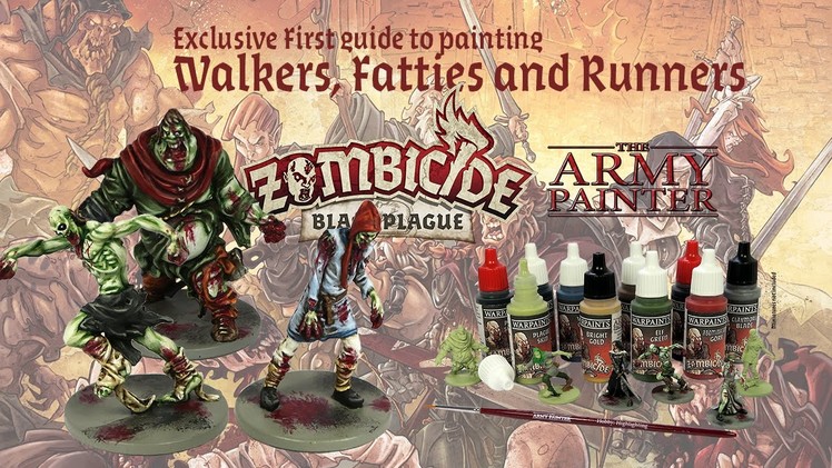 How to paint Zombies from Zombicide Black Plague