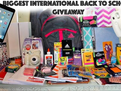 HUGE INTERNATIONAL BACK TO SCHOOL GIVEAWAY 2017- iPAD, CAMERA, & SO MUCH MORE! (CLOSED)