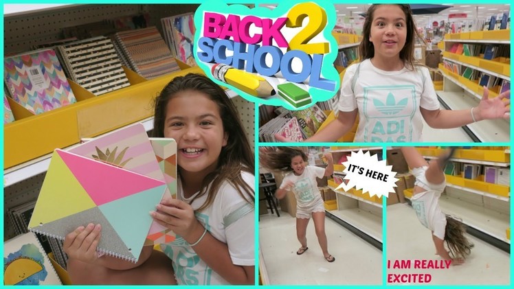 I'M REALLY EXCITED " SCHOOL SUPPLIES SHOPPING"  TARGET "ALISSON"