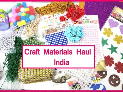 Indian Craft material haul |  craft materials information | price | uses