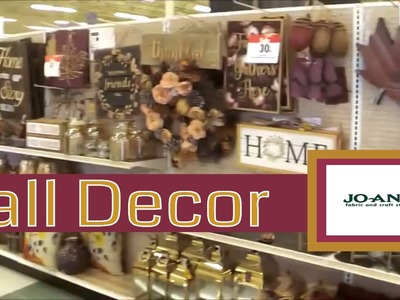 Joann's FALL Decor Shop with Me, Narrated!