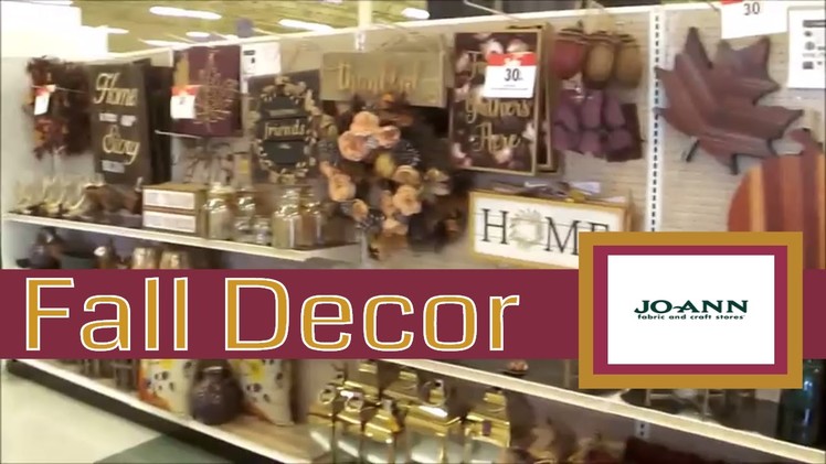 Joann's FALL Decor Shop with Me, Narrated!