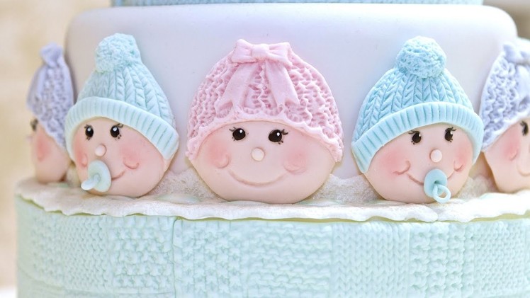 Karen Davies Sugarcraft Cake Decorating - Make Cute Baby Faces - Tutorial