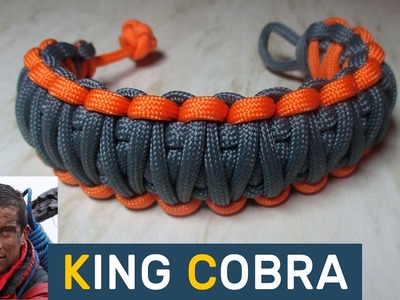 King Cobra Paracord Bracelet without buckle