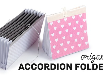 Origami Accordion Folder ♥︎ Document Organizer ♥︎ Paper Kawaii