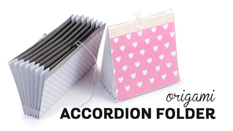 Origami Accordion Folder ♥︎ Document Organizer ♥︎ Paper Kawaii