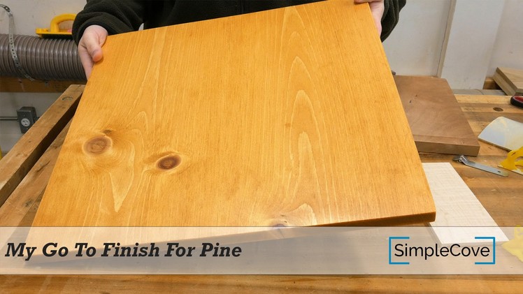 Quick And Easy Stain For Pine That Gives Great Results - Finishing 002