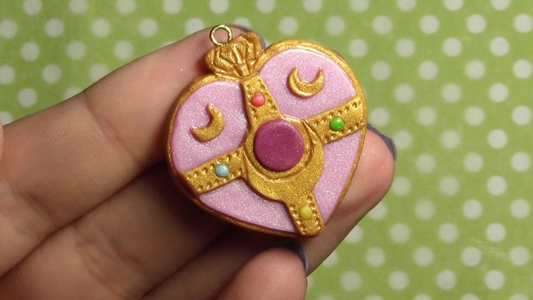 Sailor Moon Heart Brooch Polymer Clay Tutorial PGSM