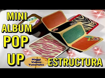 Scrapbook Mini Album Pop Up Estructura