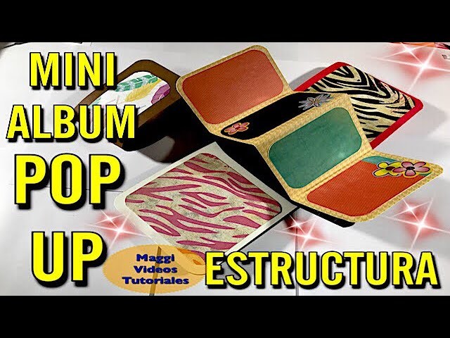 Scrapbook Mini Album Pop Up Estructura