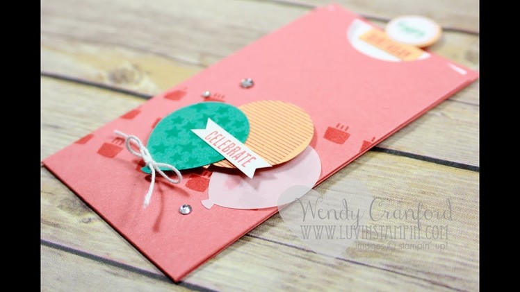 Simple Pocket Card Tutorial feat. Stampin' UP! Tabs for Everything Bundle