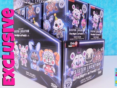 Sister Location Five Nights At Freddys 4 Funko Mystery Minis Gamestop Exclusive | PSToyReviews