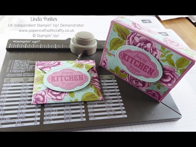 Stampin' Up! Teabag Box with Envelope Punch Board Sachets