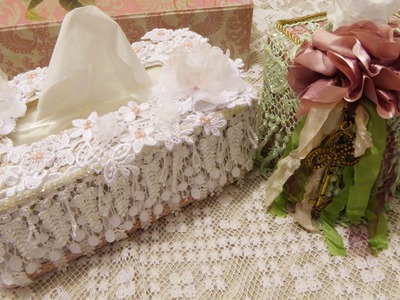 Tissue Box Covers with Tresors de Luxe