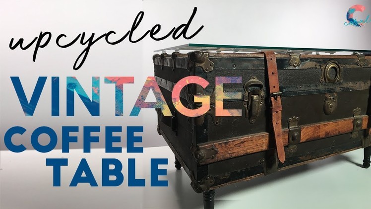 Upcycle: Vintage Suitcase into Coffee Table with Storage!