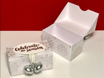 Year of Cheer Gift Box with Mini Ornaments - Video Tutorial with Stampin' Up Products.