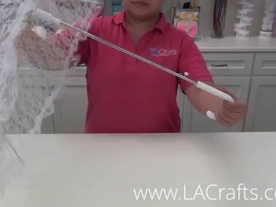 24" X-Large Lace Parasol (Metal Handle) from LACrafts.com