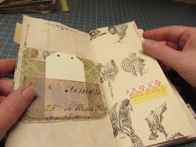 3 TN insert journals- made with Tim Holtz paper--ALL SOLD
