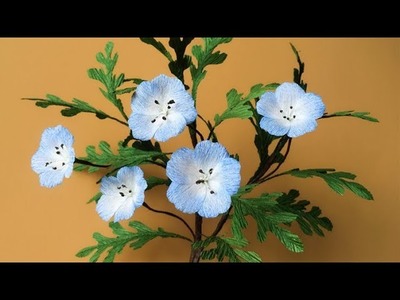 ABC TV | How To Make Baby Blue Eyes Paper Flower From Crepe Paper - Craft Tutorial