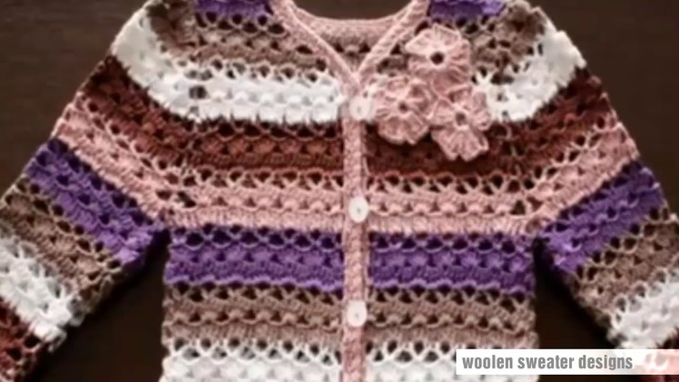 Baby sweater design | multicolor woolen sweater design for kids or baby in hindi - sweater design