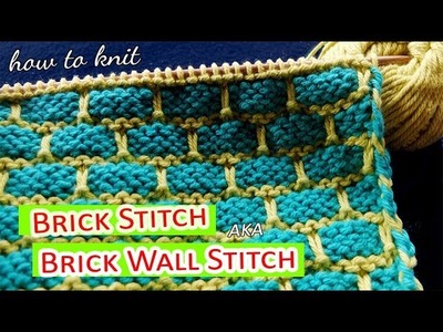BRICK stitch. BRICK WALL stitch - Pattern 2