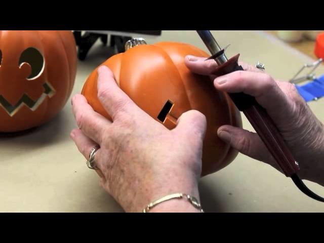 Carving Foam Pumpkins with the Creative Versa Tool