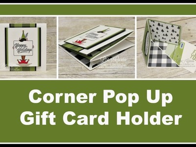 Corner Pop Up Gift Card Holder