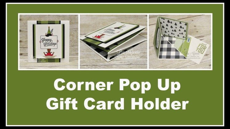 Corner Pop Up Gift Card Holder