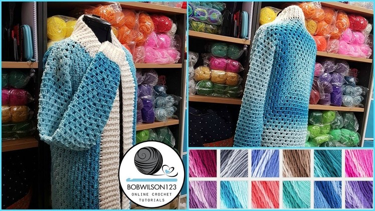 Crochet-a-long Cosy Cardi introduction