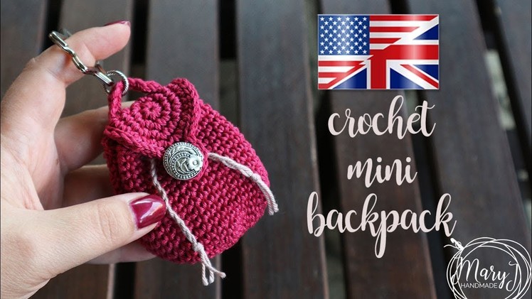 Crochet Miniature Backpack | MARYJ HANDMADE