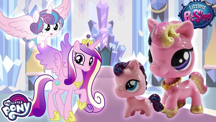 Custom LPS Princess Cadence & Flurry Heart || My Little Pony + Littlest Pet Shop Mashup