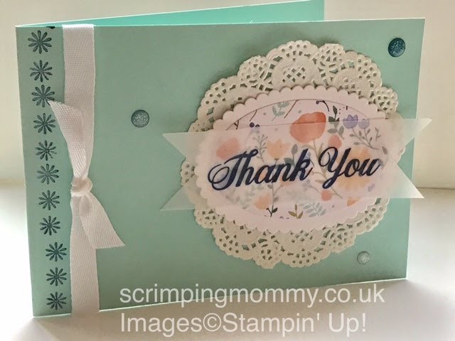 Daisy delight NO PUNCH card Stampin' Up! products