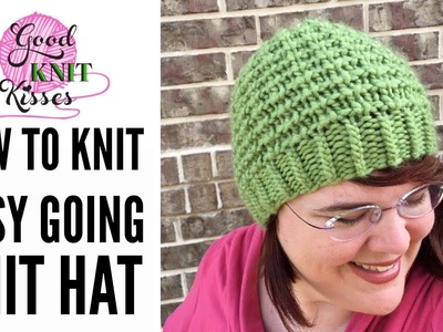 Easy Going Knit Hat by Kristen Mangus